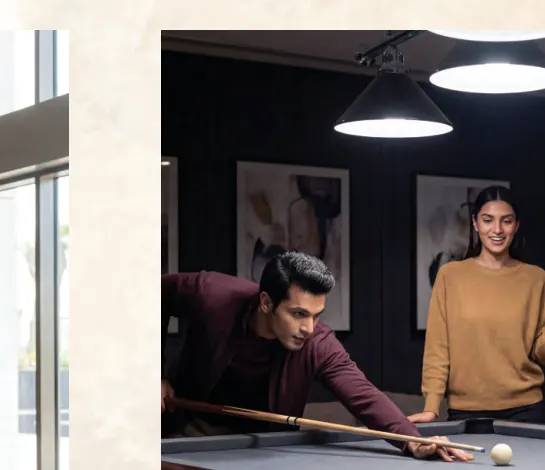 Purva Star Reach billiards room amenity