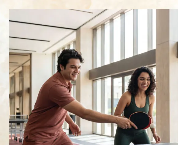 Purva Star Reach table tennis room